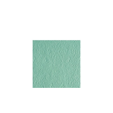 AMBIENTE AMB.12511110 Elegance pale aqua dombornyomott papírszalvéta 25x25cm, 15db-os asztalterítő és szalvéta