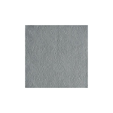 AMBIENTE AMB.13305516 Elegance grey dombornyomott papírszalvéta 33x33cm,15db-os asztalterítő és szalvéta