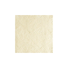 AMBIENTE AMB.13306920 Elegance pearl cream dombornyomott papírszalvéta 33x33cm,15db-os asztalterítő és szalvéta