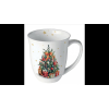 AMBIENTE AMB.38419175 Decorated Christmas tree porcelánbögre 0,4l