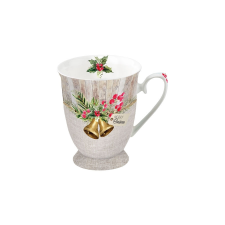 AMBIENTE AMB.38714730 Christmas Bells porcelánbögre 0,25L bögrék, csészék