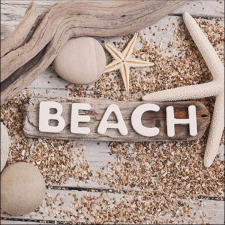 AMBIENTE Beach Wood papírszalvéta 33x33cm, 20db-os konyhai eszköz