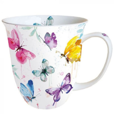 AMBIENTE Butterfly Collection porcelánbögre 0,4L bögrék, csészék