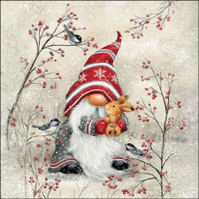 Ambiente Dwarf hug papírszalvéta 33x33cm, 20 db-os papírárú, csomagoló és tárolóeszköz