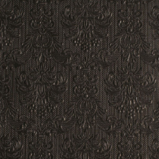 AMBIENTE Elegance black dombornyomott papírszalvéta 33x33cm,15db-os konyhai eszköz