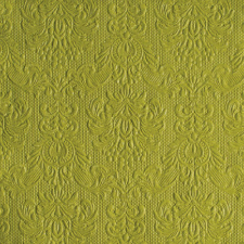 AMBIENTE Elegance green dombornyomott papírszalvéta 40x40cm,15db-os konyhai eszköz