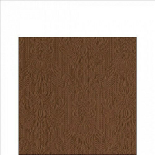 Ambiente Elegance nature lion dombornyomott papírszalvéta 25x25cm, 15db-os papírárú, csomagoló és tárolóeszköz