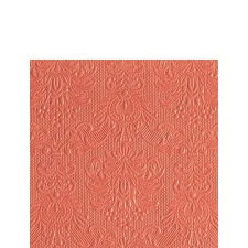 AMBIENTE Elegance peach dombornyomott papírszalvéta 25x25cm, 15db-os konyhai eszköz