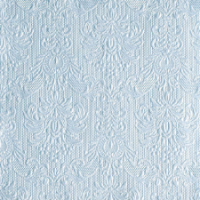 AMBIENTE Elegance pearl blue dombornyomott papírszalvéta 33x33cm,15db-os konyhai eszköz