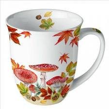 Ambiente Fly agaric group porcelánbögre 0,4L bögrék, csészék