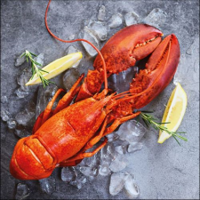 AMBIENTE Fresh Lobster papírszalvéta 33x33cm, 20db-os konyhai eszköz