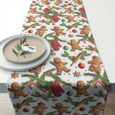 AMBIENTE Gingerbread cookies asztali futó 40x150cm, 100% pamut lakástextília