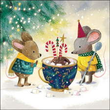 Ambiente Marshmallow festivity papírszalvéta 33x33cm, 20db-os papírárú, csomagoló és tárolóeszköz