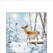 Ambiente Meeting in winterworld papírszalvéta 25x25cm, 20db-os papírárú, csomagoló és tárolóeszköz