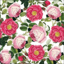 Ambiente Rosaline white papírszalvéta 33x33cm, 20db-os papírárú, csomagoló és tárolóeszköz