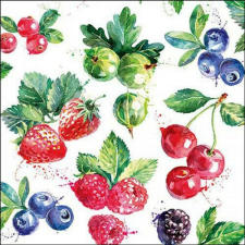 Ambiente Sweet fruits papírszalvéta 33x33cm, 20db-os papírárú, csomagoló és tárolóeszköz