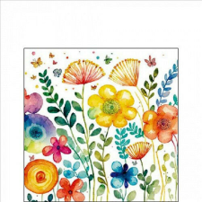 Ambiente Vibrant spring white papírszalvéta 25x25cm, 20db-os papírárú, csomagoló és tárolóeszköz