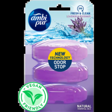 AmbiPur wc gél utántöltő 3x55ml laven & rose tisztító- és takarítószer, higiénia