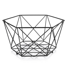 Ambition Decor gyümölcskosár 29 cm fekete papírárú, csomagoló és tárolóeszköz