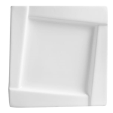 Ambition Desszertes tányér AMBITION Kubiko négyzet alakú 20x20 cm tányér és evőeszköz