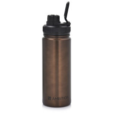 Ambition Gym kulacs 550 ml barna kulacs, kulacstartó