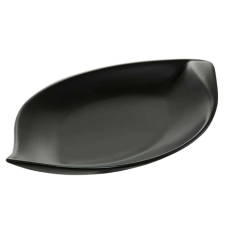 Ambition Salsa csónakforma kínálótál 31.5x18.5 cm fekete konyhai eszköz