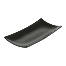 Ambition Salsa téglalap kínálótál 26.5x12.5 cm fekete konyhai eszköz