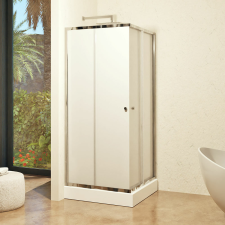  AMBON frost 90×90 szögletes zuhanykabin kád, zuhanykabin