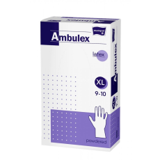 Ambulex Latex Púderes Gumikesztyű "Xl" 100 db