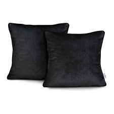 AmeliaHome Díszpárnahuzat VELVET szín fekete stílus glamour bársony 45x45 ameliahome lakástextília