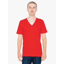 AMERICAN APPAREL AA2456 UNISEX FINE JERSEY V-NYAKÚ PÓLÓ XL munkaruha