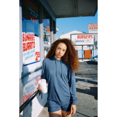 AMERICAN APPAREL AARSATR436 UNISEX TRI-BLEND HOSSZÚ UJJÚ KAPUCNIS PÓLÓ XL
