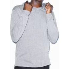 AMERICAN APPAREL AARSATR436 unisexhosszú ujjú kapucnis póló American Apparel, Athletic Grey-XL