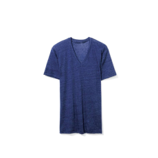 AMERICAN APPAREL AATR461 UNISEX TRI-BLEND RÖVID UJJÚ V-NYAKÚ PÓLÓ M