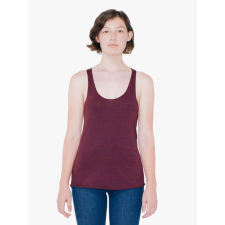 AMERICAN APPAREL tri-blend Női sport hátú trikó, AATR308 ujjatlan póló, Tri-Cranberry-L női trikó