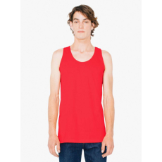 AMERICAN APPAREL Uniszex trikó American Apparel AA2408 Fine Jersey Trikó -M, Red