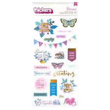 American Crafts Dreamer Matrica Thickers Phrase (1 csomag) matrica