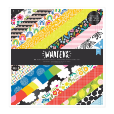 American Crafts Whatevs Scrapbook papírkészlet 12&quot; (30 cm) Paper Pad (24 lap) decoupage papír