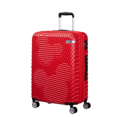American Tourister by Samsonite American Tourister MICKEYCLOUDS négykerekű piros bővíthető közepes bőrönd 147088-A103