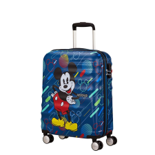 American Tourister by Samsonite American Tourister WAVEBREAKER Disney FUTURE POP MICKEY négykerekű kabinbőrönd 85667-9845 kézitáska és bőrönd