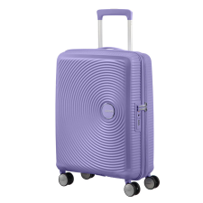 American Tourister SOUNDBOX bővíthető négykerekű levendulalila színű kabinbőrönd 88472-1491 kézitáska és bőrönd