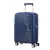 American Tourister SOUNDBOX éjkék bővíthető négykerekű kabinbőrönd 32G*41*001