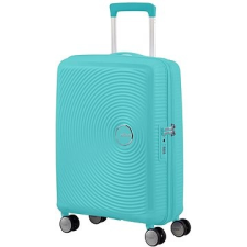 American Tourister Soundbox SPINNER 55/20 EXP TSA Poolside Blue kézitáska és bőrönd