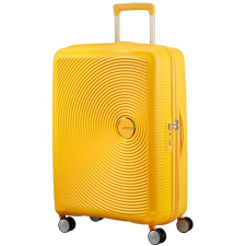 American Tourister Soundbox Spinner 67 EXP Golden Yellow kézitáska és bőrönd