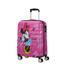 American Tourister WAVEBREAKER Disney FUTURE POP MINNIE négykerekű kabinbőrönd 85667-9846 kézitáska és bőrönd