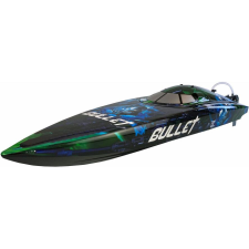 Amewi ARTR Bullet V4.2 Mono-Rennboot Távirányítós motorcsónak - Fekete/Mintás (26097) barkácsolás, építés