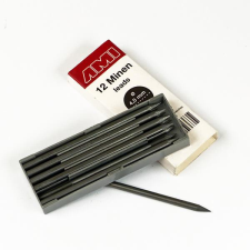 AMI töltőceruza betét, 4 mm - grafit, 4B, 12 db ceruza