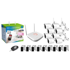 Amiko Amiko 8 kamerás WIFI videórendszer rögzítővel WIFI KIT 8900 megfigyelő kamera