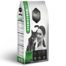 Amity Premium Cats száraz macskatáp STERILIZED 10 kg Chicken&Rice 04GA100009 macskaeledel