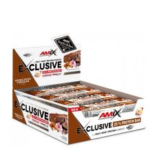 AMIX Exclusive Protein Bar (12 x 85g, Double Dutch Chocolate) vitamin és táplálékkiegészítő